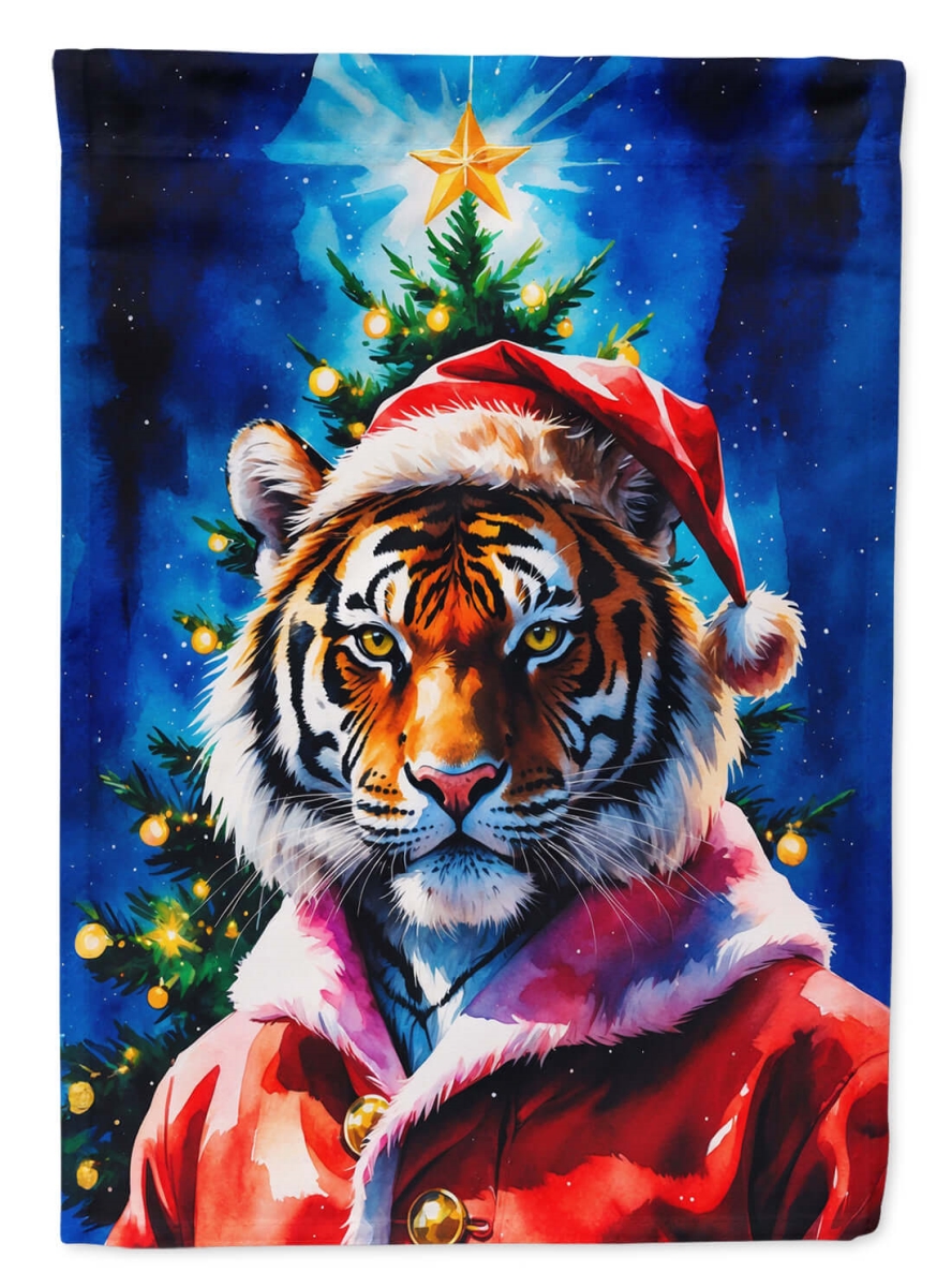DAC8542CHF 40 x 28 in. Tiger Christmas House Flag