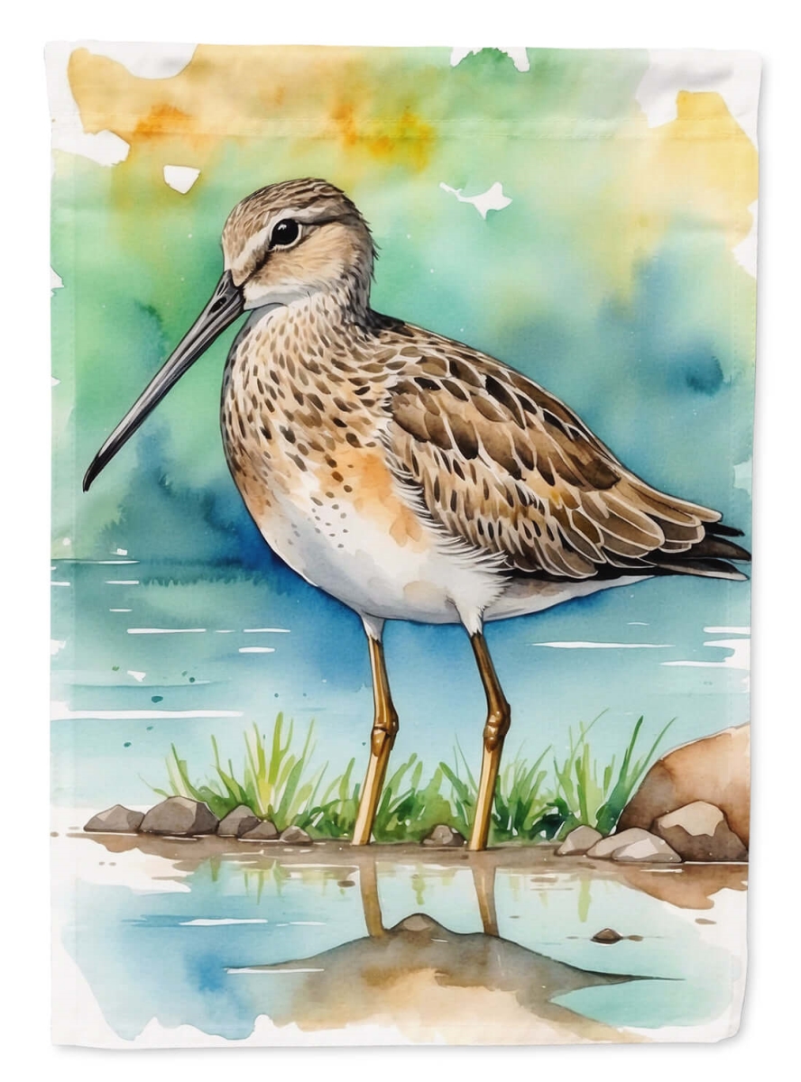 DAC8558GF 15.5 x 11.25 in. Long-billed Dowitcher Bird Garden Flag