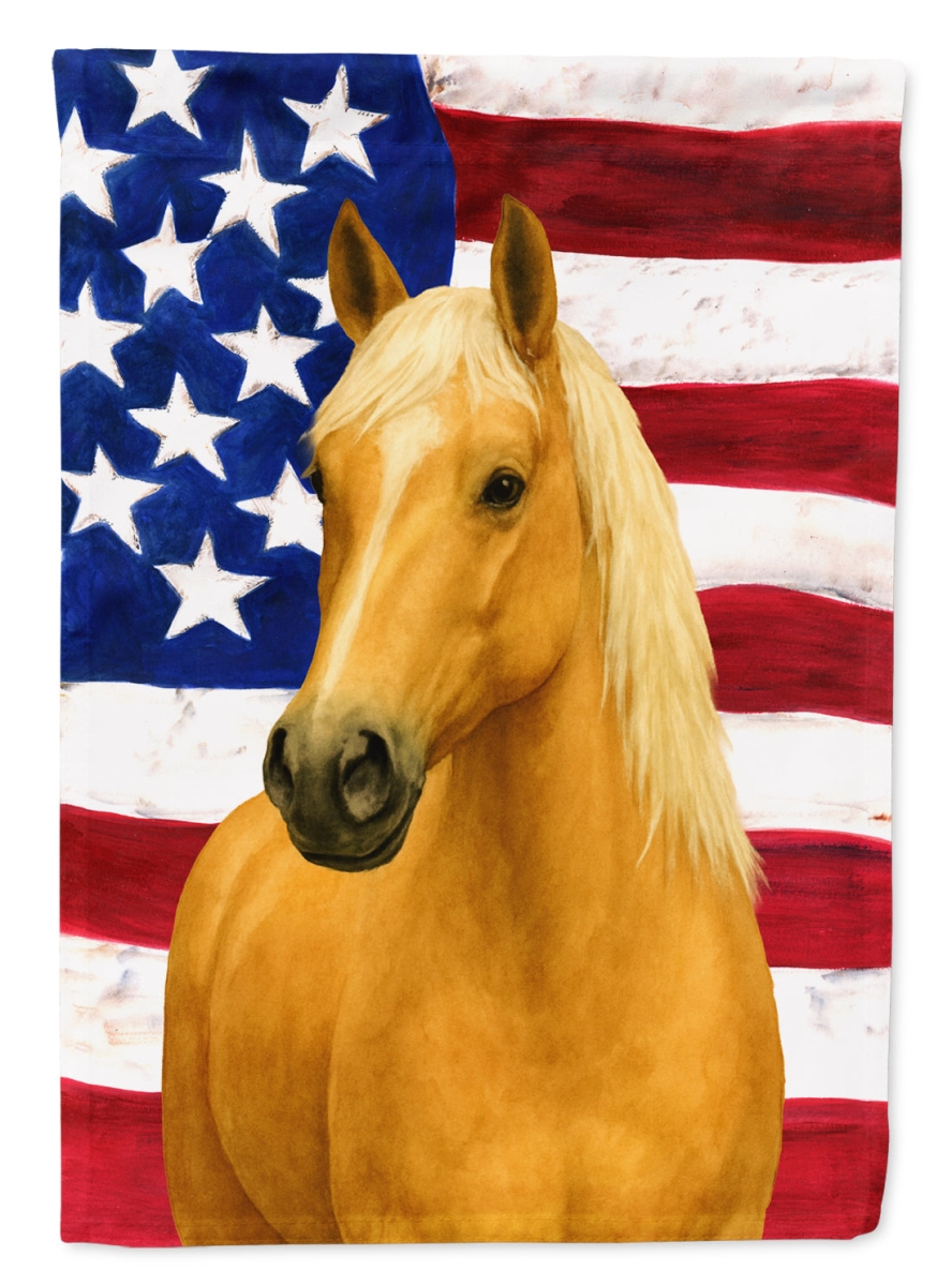 WDK6501GF 15.5 x 11.25 in. Palomino Missouri Fox Trotter Horse American Garden Flag