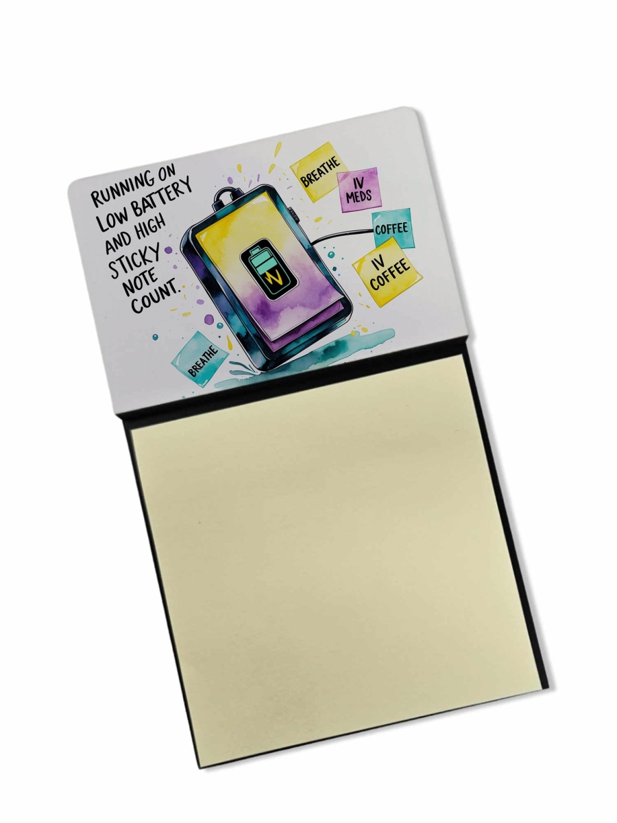 DAC8698NSN 5.25 x 3.25 in. Running on low battery Sticky Note Holder