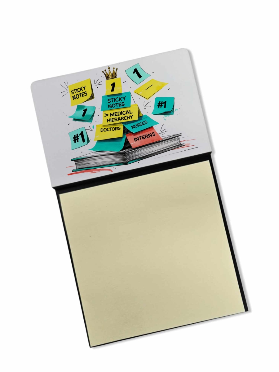 DAC8702NSN 5.25 x 3.25 in. Medical hierarchy Sticky Note Holder