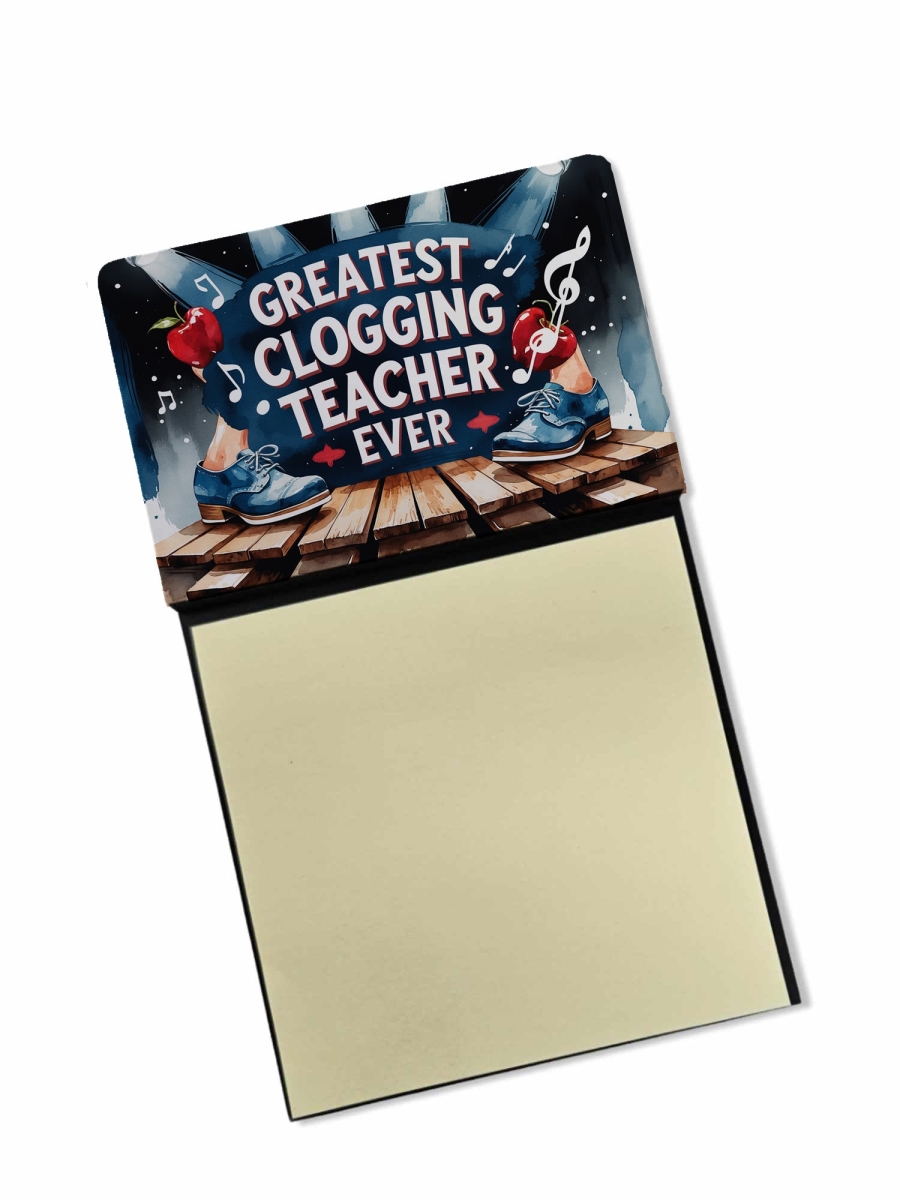 DAC8790TSN 5.25 x 3.25 in. Greatest Clogging Teacher Ever Funny Sticky Note Holder for Teachers Gift