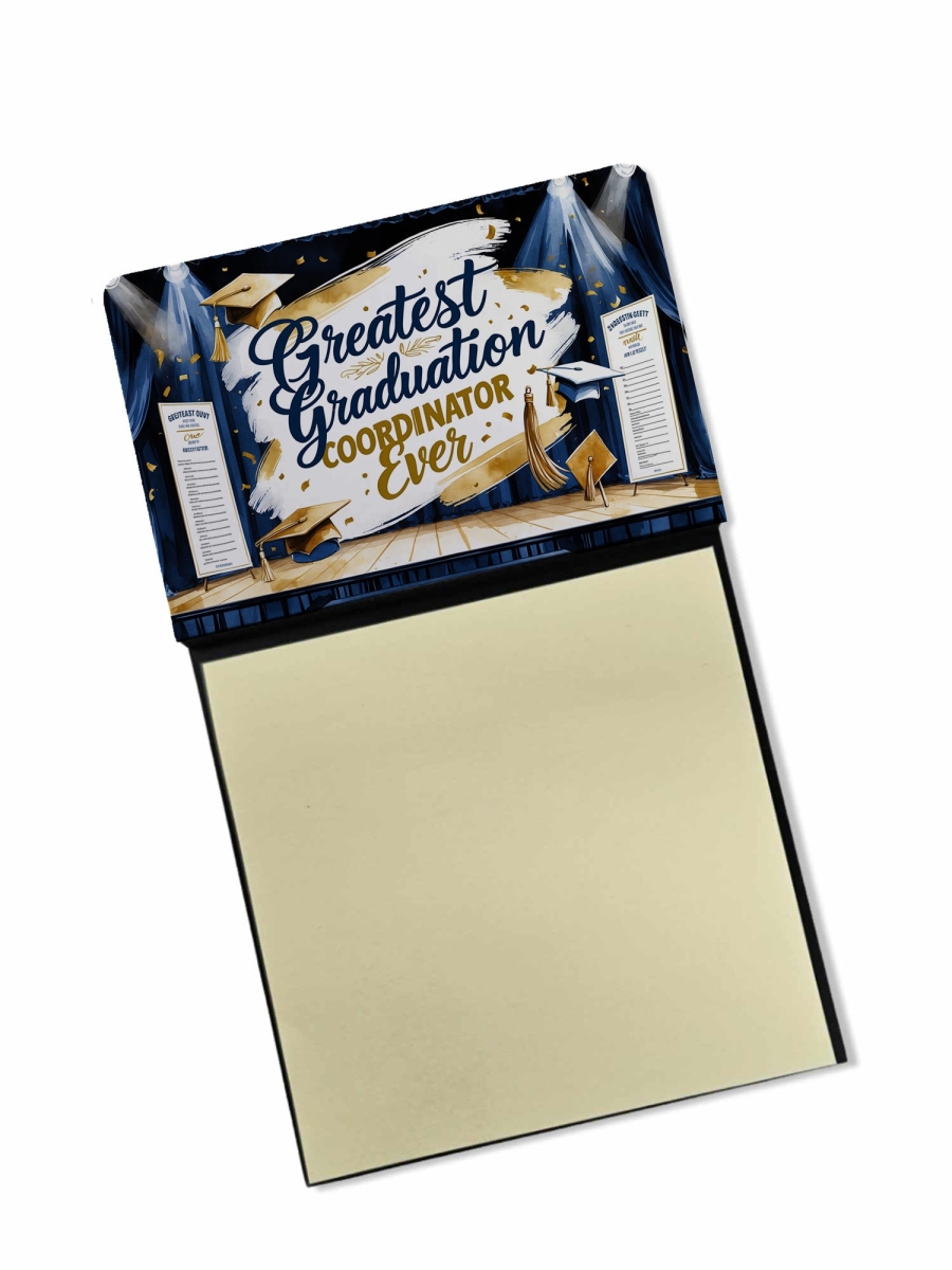 DAC8818TSN 5.25 x 3.25 in. Greatest Graduation Coordinator Ever Funny Sticky Note Holder for Teachers Gift