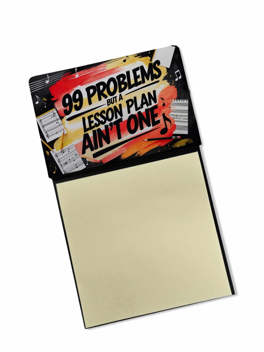 DAC8718TSN 5.25 x 3.25 in. Lesson Plan Aint One Funny Sticky Note Holder for Teachers Gift