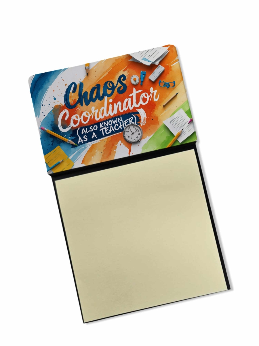 DAC8732TSN 5.25 x 3.25 in. Chaos Coordinator Funny Sticky Note Holder for Teachers Gift