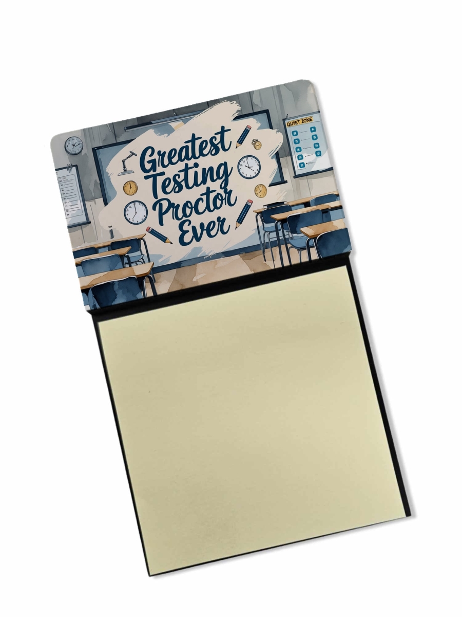 DAC8884TSN 5.25 x 3.25 in. Greatest Testing Proctor Ever Funny Sticky Note Holder for Teachers Gift