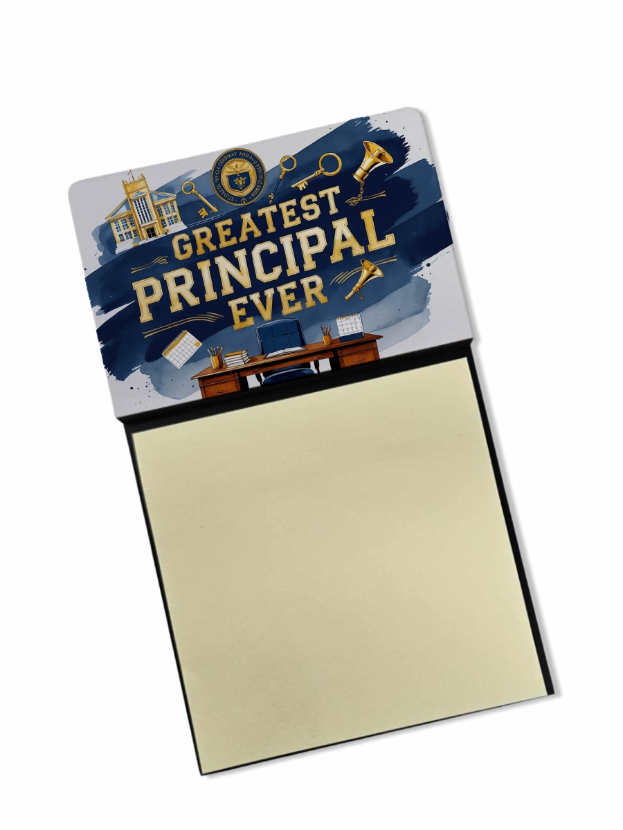 DAC8857TSN 5.25 x 3.25 in. Greatest Principal Ever Funny Sticky Note Holder for Teachers Gift