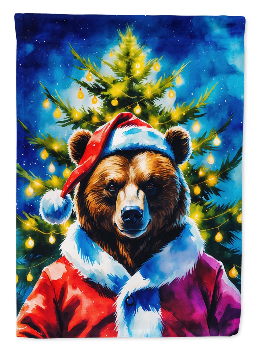 DAC8529CHF 40 x 28 in. Bear Christmas House Flag