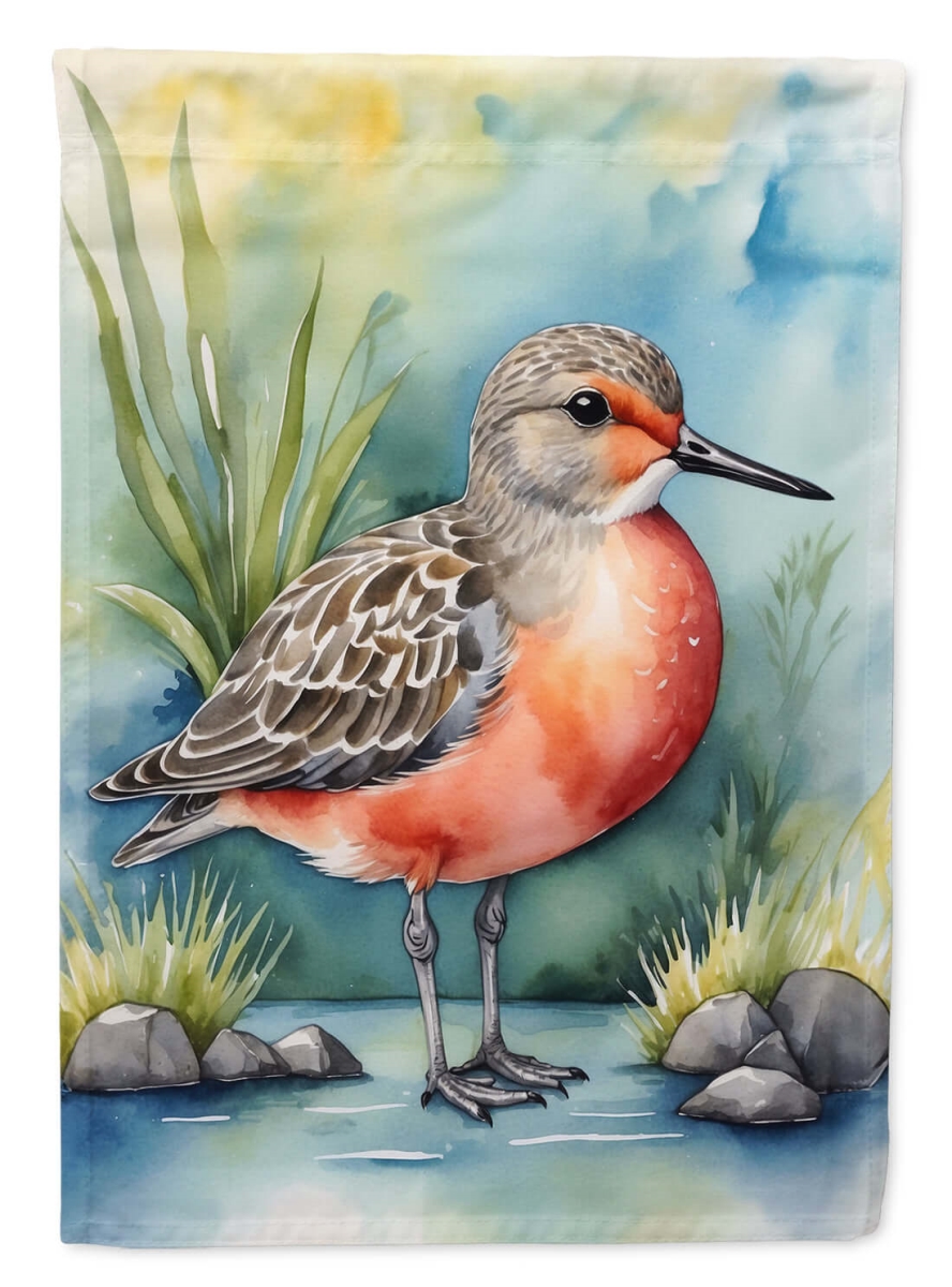 DAC8563CHF 40 x 28 in. Red Knot Bird House Flag