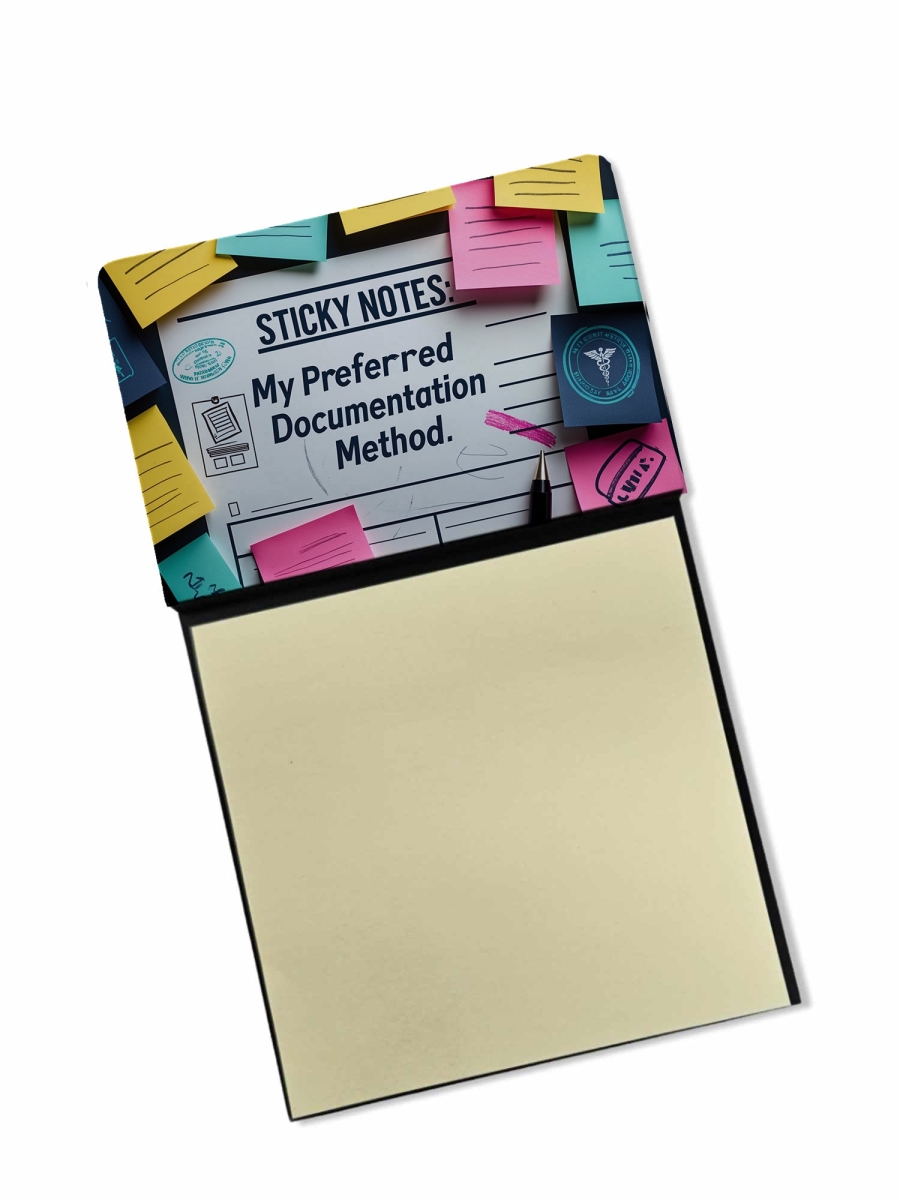 DAC8707NSN 5.25 x 3.25 in. My preferred documentation method Sticky Note Holder