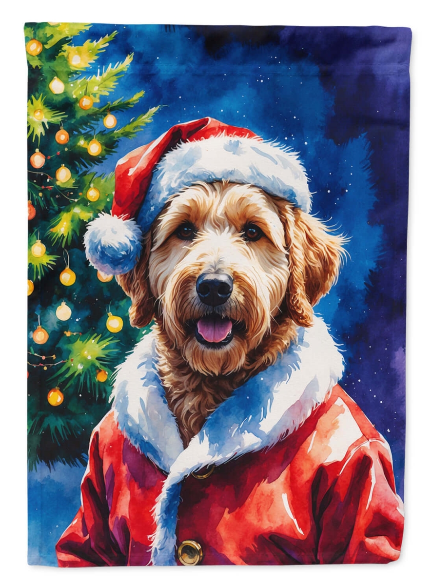 DAC8493CHF 40 x 28 in. Labradoodle Christmas House Flag