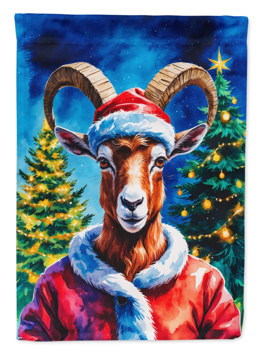 DAC8527CHF 40 x 28 in. Goat Christmas House Flag