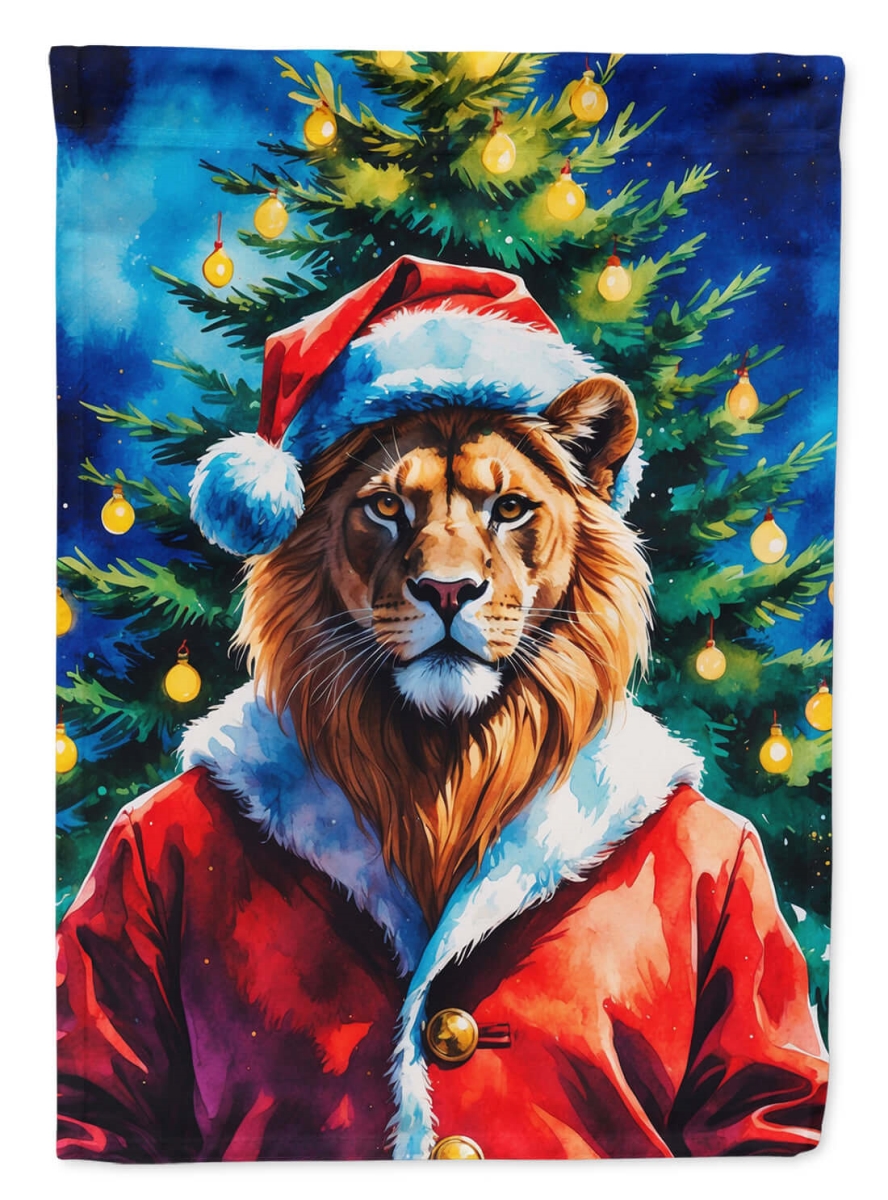 DAC8534CHF 40 x 28 in. Lion Christmas House Flag