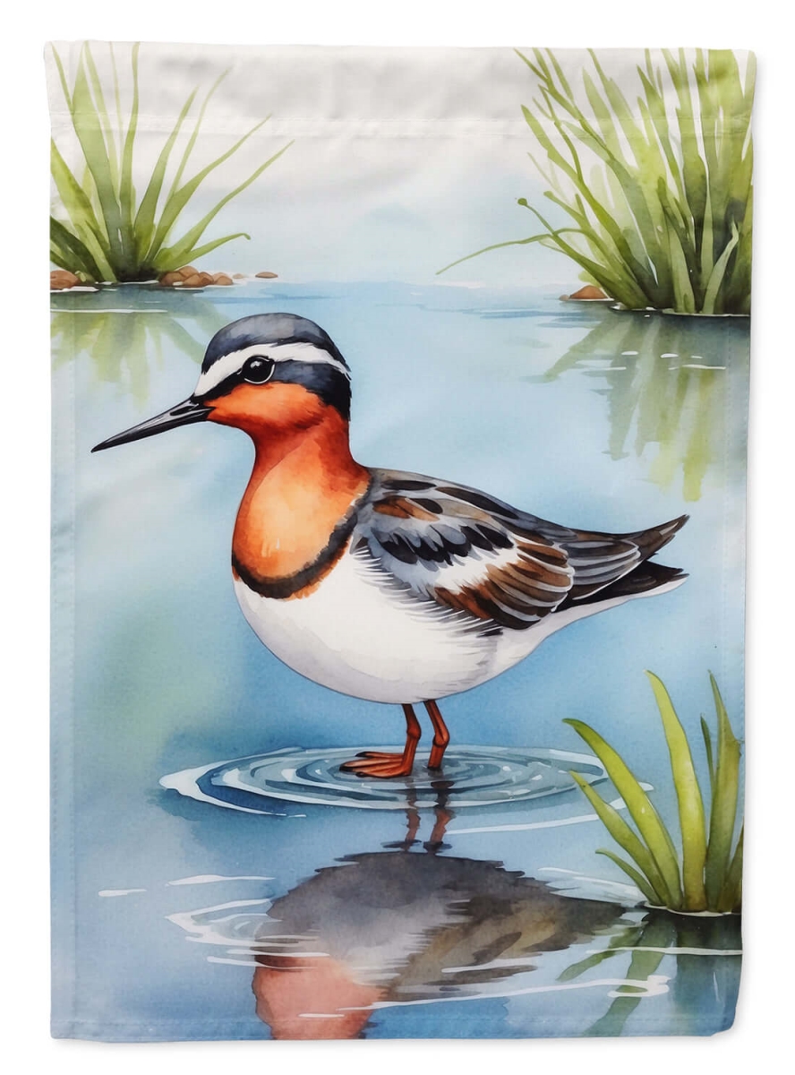 DAC8564CHF 40 x 28 in. Red-necked Phalarope Bird House Flag
