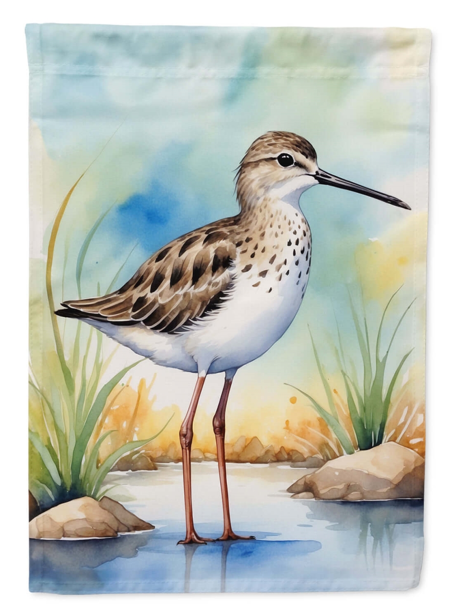 DAC8574CHF 40 x 28 in. Stilt Sandpiper Bird House Flag