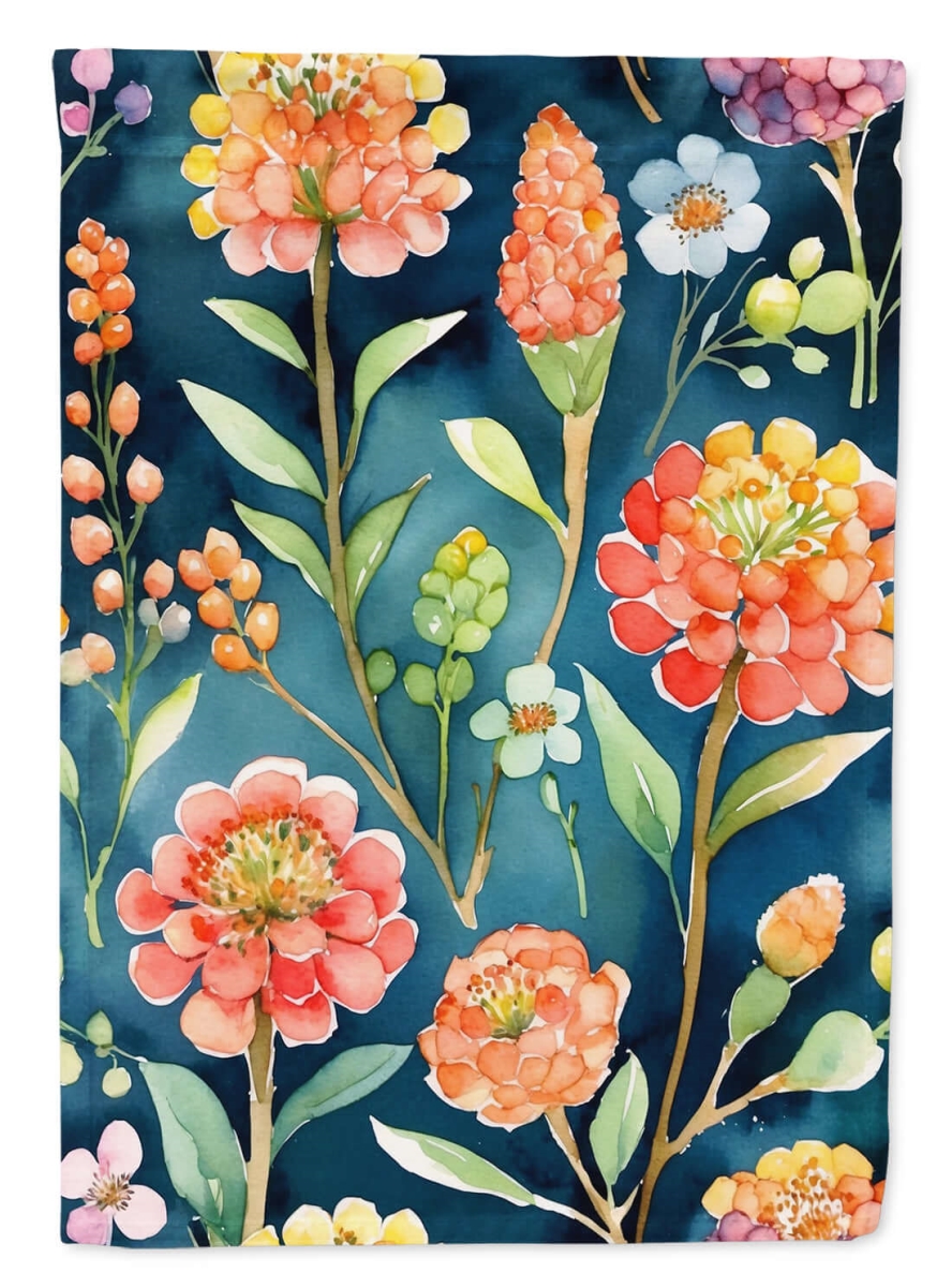 DAC8584CHF 40 x 28 in. Brunia Flowers House Flag