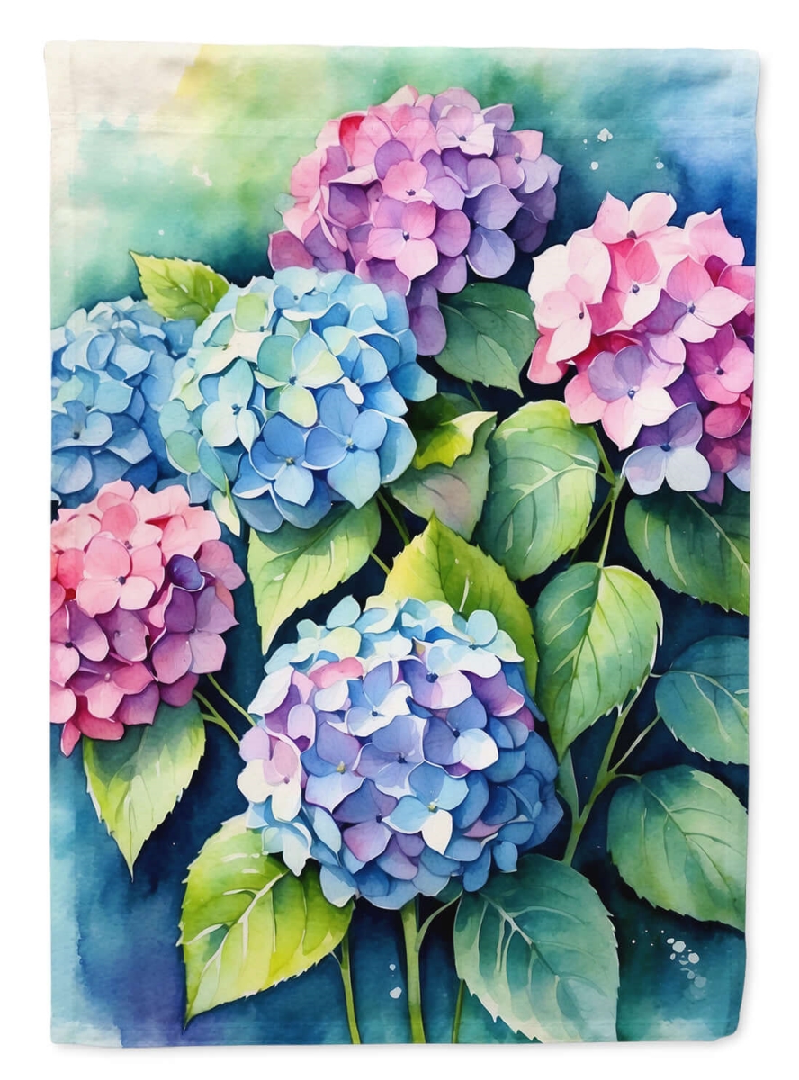 DAC8597CHF 40 x 28 in. Hydrangeas House Flag