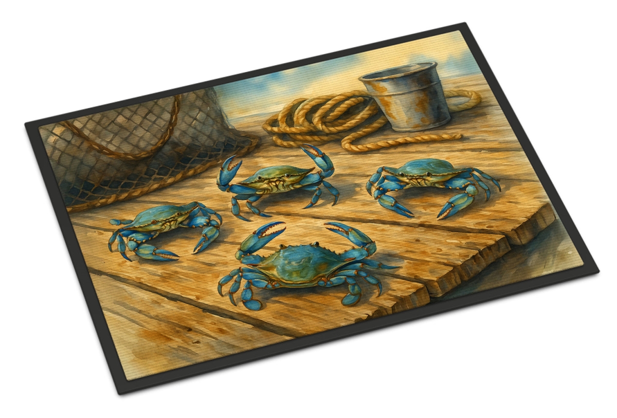 DAC8233MAT 18 x 27 in. Crabs Stand Off Doormat