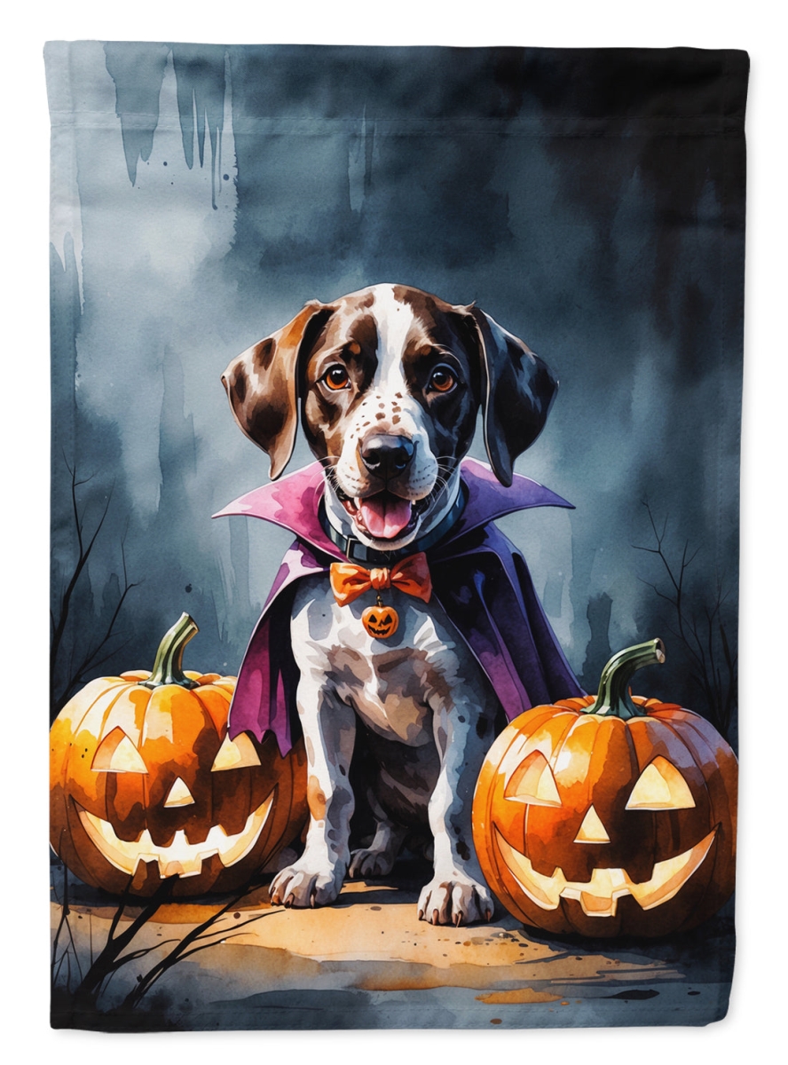 DAC8421CHF 40 x 28 in. German Shorthaired Pointer Puppy Halloween House Flag