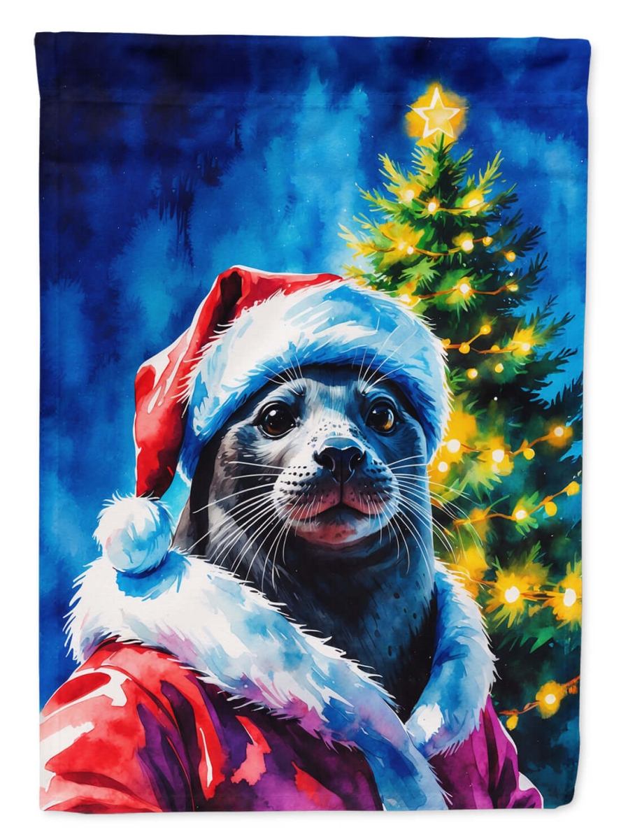 DAC8541CHF 40 x 28 in. Seal Christmas House Flag