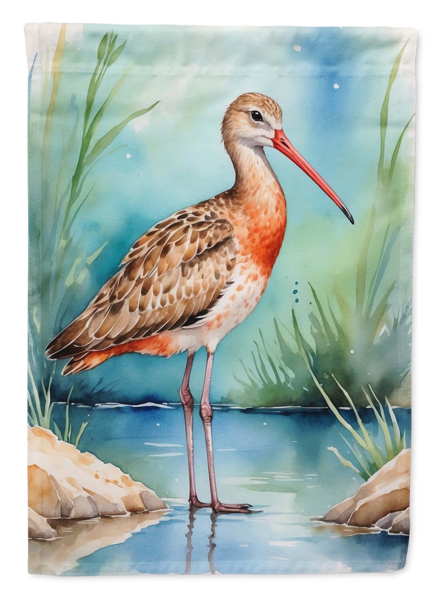 DAC8559CHF 40 x 28 in. Marbled Godwit Bird House Flag