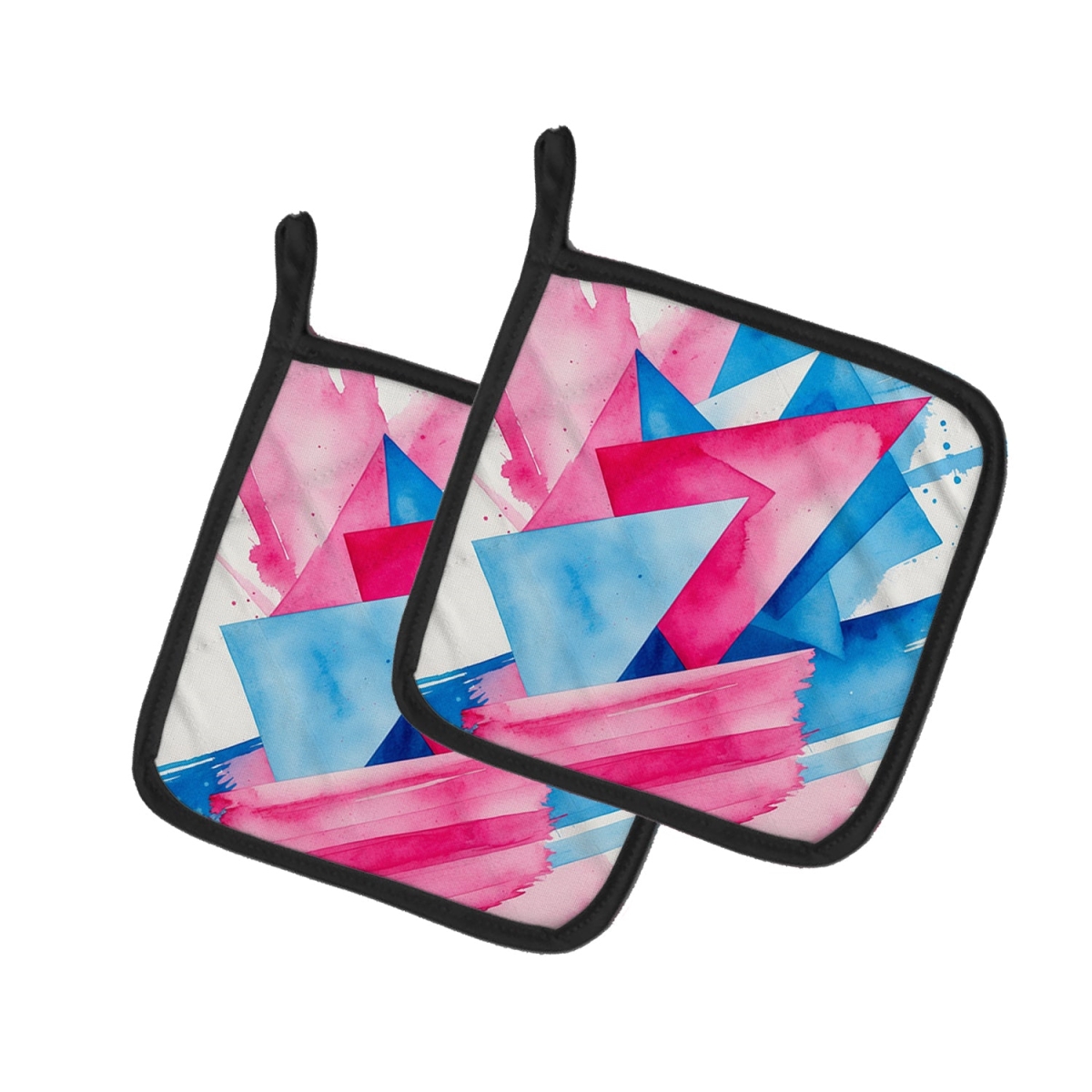 DAC8640PTHD 7.5 x 7.5 in. Trans & Proud Pride Pair of Pot Holders