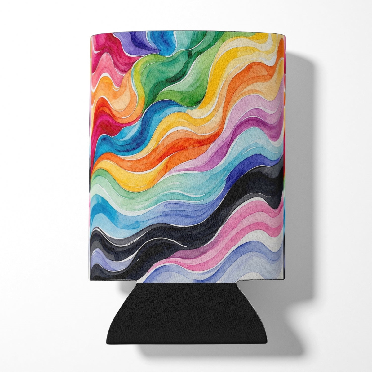 DAC8619CC 5 x 3 in. Progress Pride Waves of Unity Can or Bottle Hugger