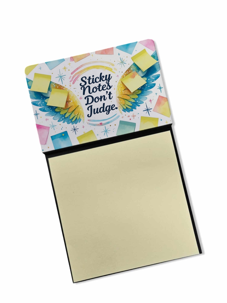 DAC8705NSN 5.25 x 3.25 in. Dont judge Sticky Note Holder