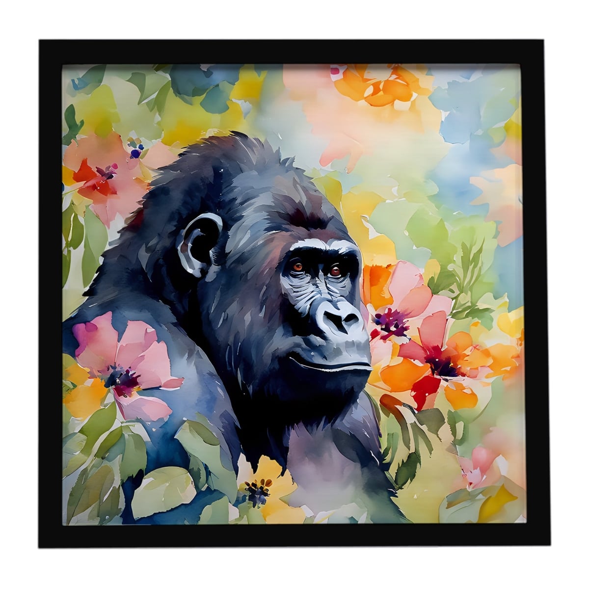 DAC2921MFP88 8 x 8 in. Gorilla Framed Metal Print
