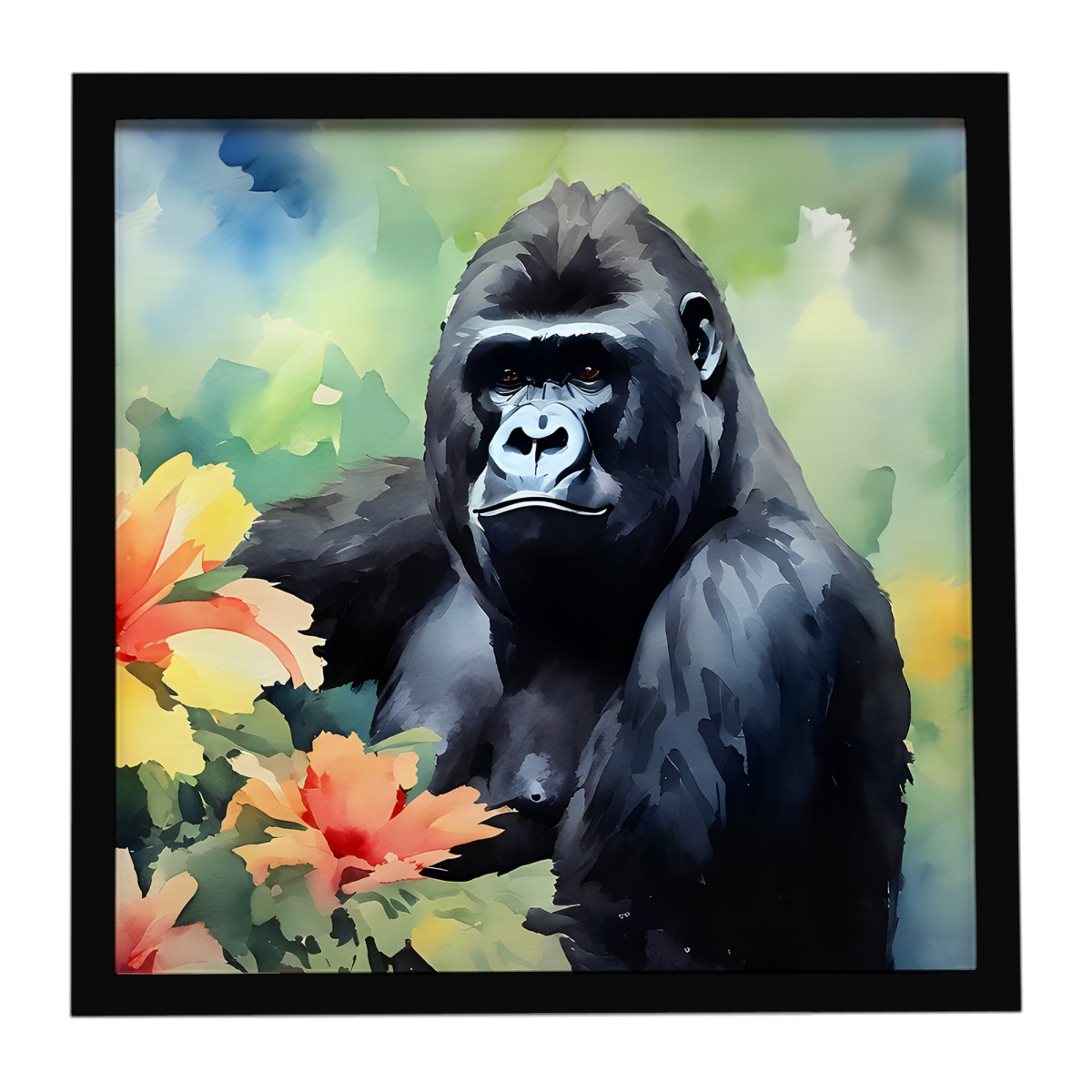 DAC2922MFP88 8 x 8 in. Gorilla Framed Metal Print