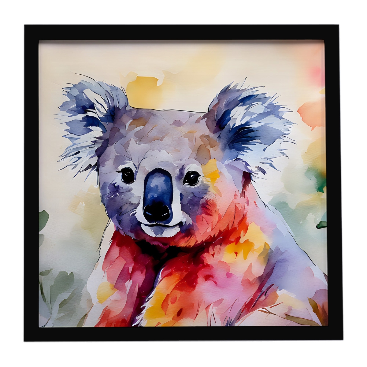DAC2939MFP88 8 x 8 in. Koala Framed Metal Print