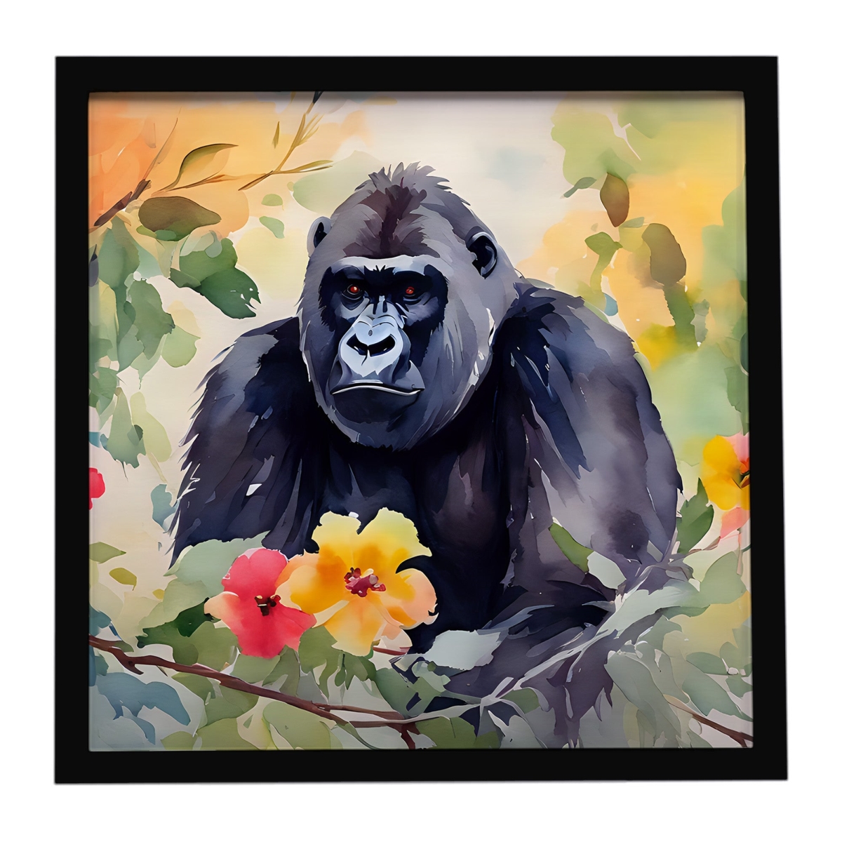 DAC2919MFP88 8 x 8 in. Gorilla Framed Metal Print
