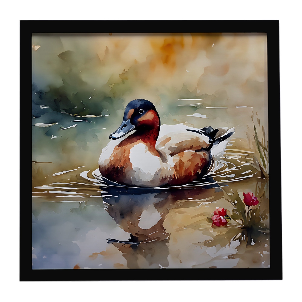 DAC3197MFP88 8 x 8 in. Canvasback Framed Metal Print