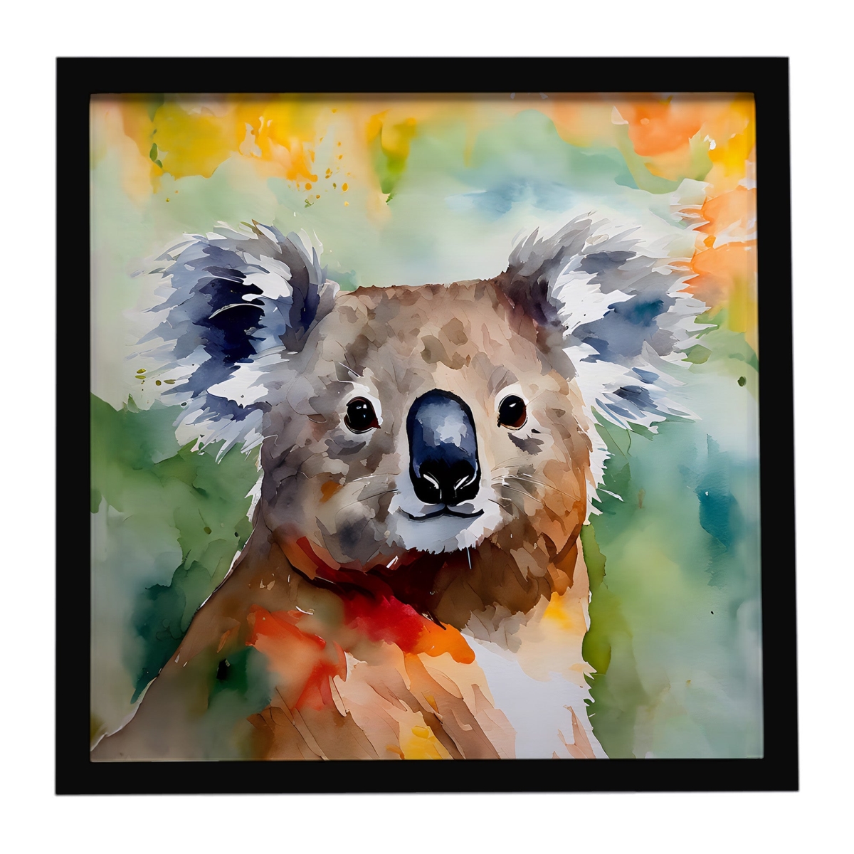 DAC2936MFP88 8 x 8 in. Koala Framed Metal Print