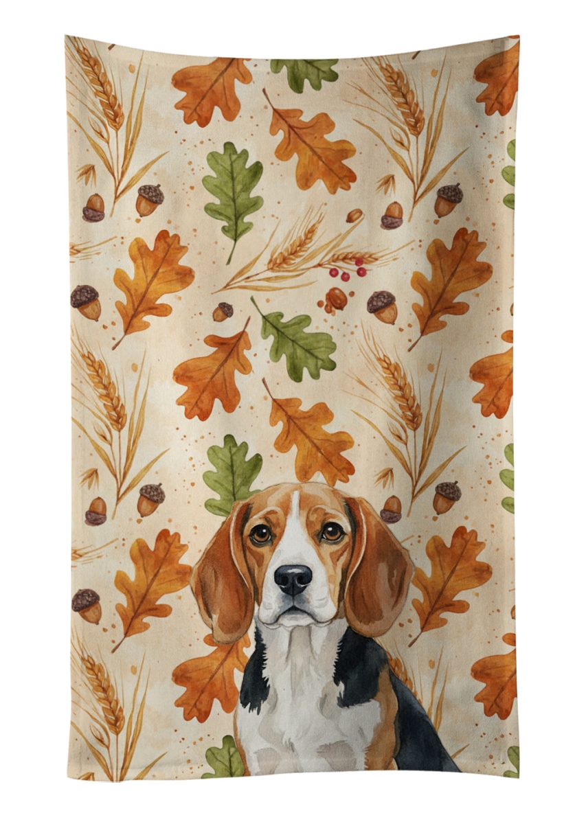 WDK7699KTWL 25 x 15 in. Beagle Heirloom Fall Kitchen Towel