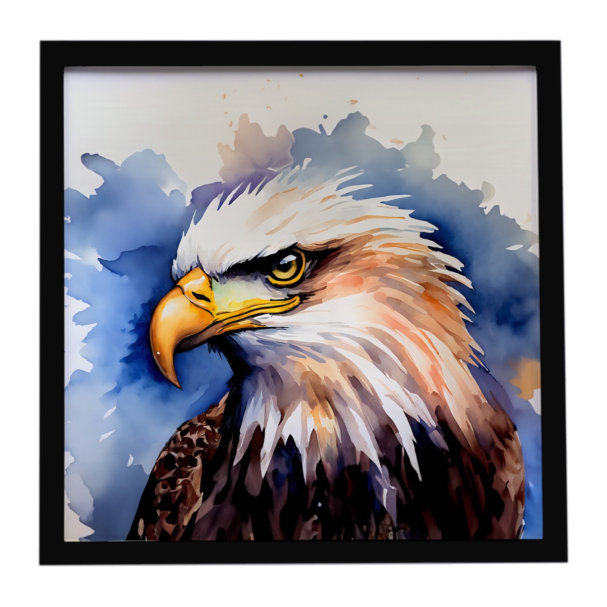 DAC3207MFP88 8 x 8 in. Eagle Framed Metal Print