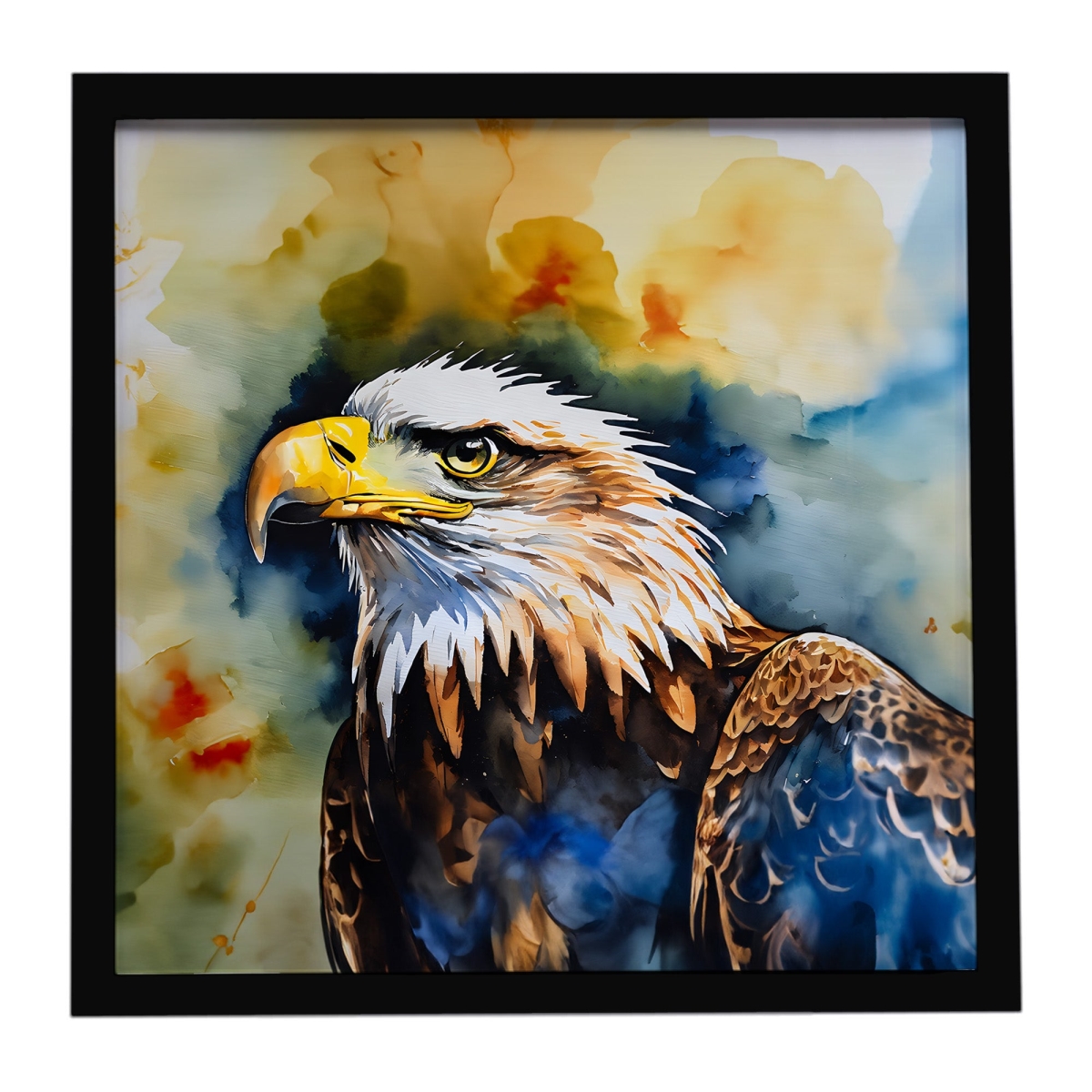 DAC3208MFP88 8 x 8 in. Eagle Framed Metal Print