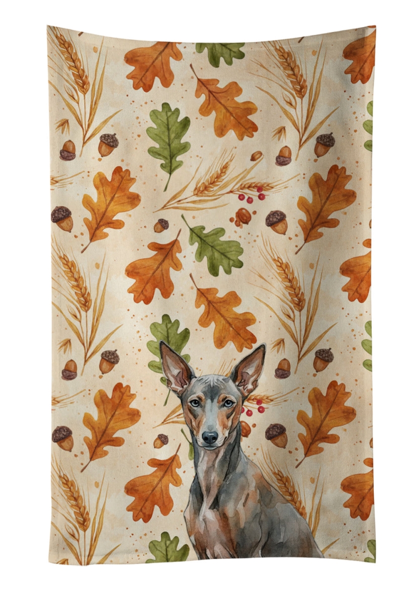 WDK8061KTWL 25 x 15 in. Xoloitzcuintli Heirloom Fall Kitchen Towel