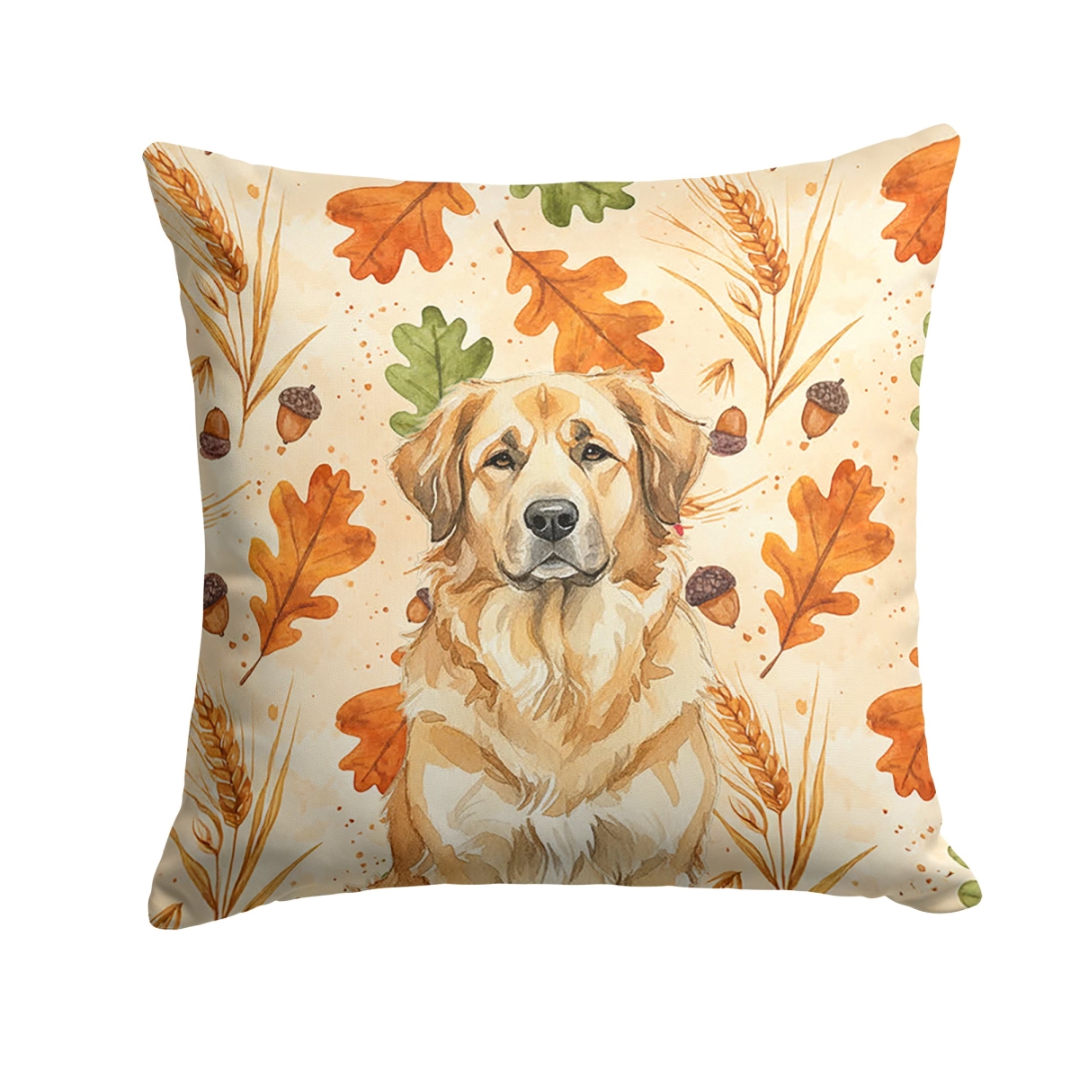 WDK7900PW1414 14 x 14 in. Sandy Leonberger Heirloom Fall Throw Pillow
