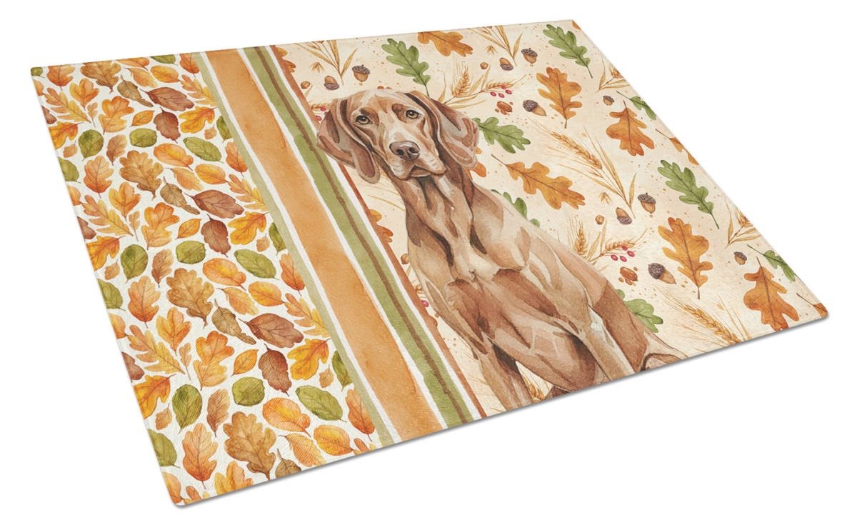 WDK7956LCB 15 x 12 in. Liver Pointer Heirloom Fall Glass Cutting Board