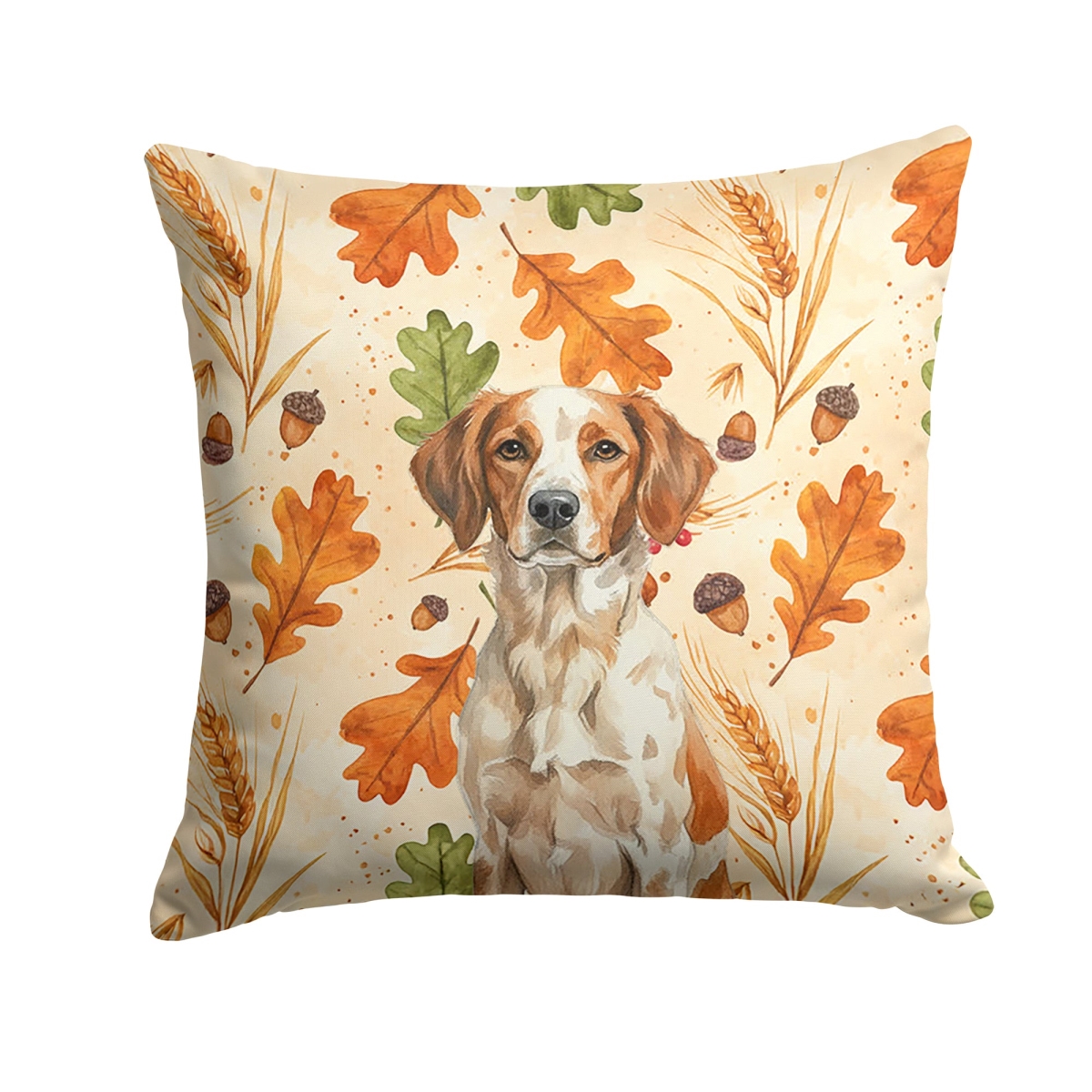 WDK7745PW1414 14 x 14 in. Roan Brittany Heirloom Fall Throw Pillow