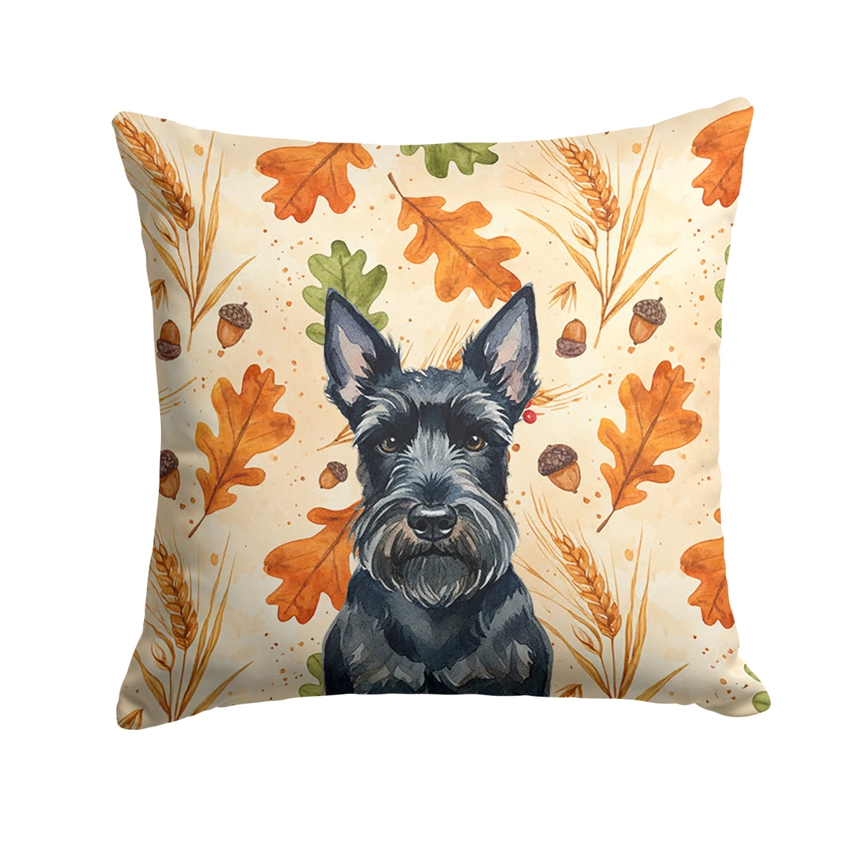 WDK8005PW1818 18 x 18 in. Scottish Terrier Heirloom Fall Throw Pillow