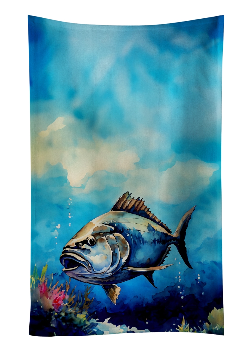 DAC2773KTWL 25 x 15 in. Bluefin Tuna Kitchen Towel