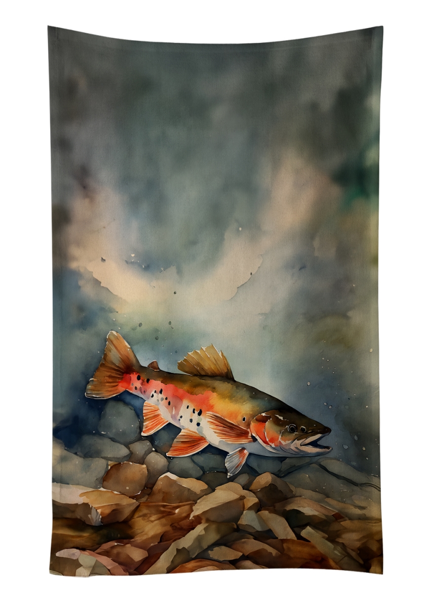 DAC2775KTWL 25 x 15 in. Brook Trout Kitchen Towel