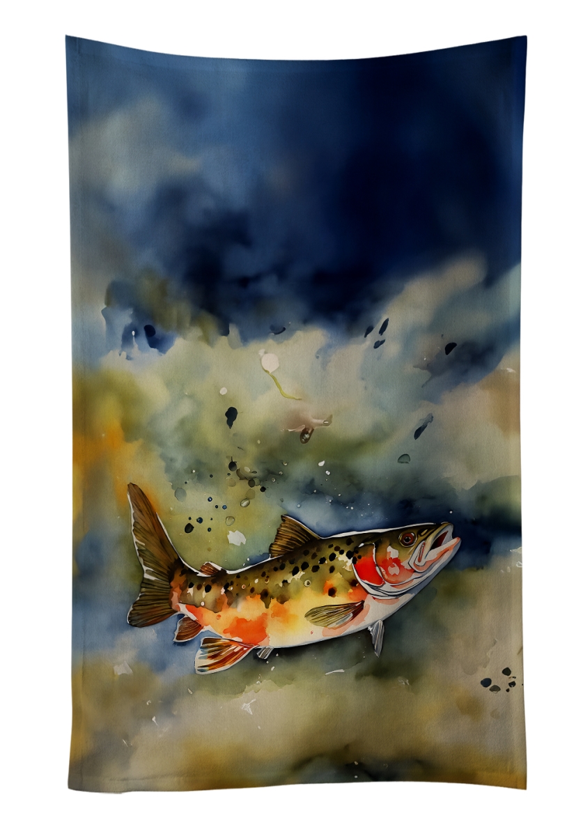DAC2776KTWL 25 x 15 in. Brook Trout Kitchen Towel