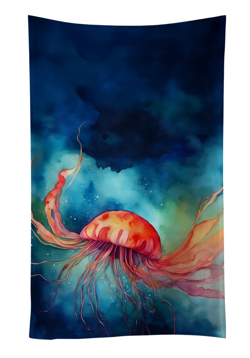 DAC2788KTWL 25 x 15 in. Jellyfish Kitchen Towel