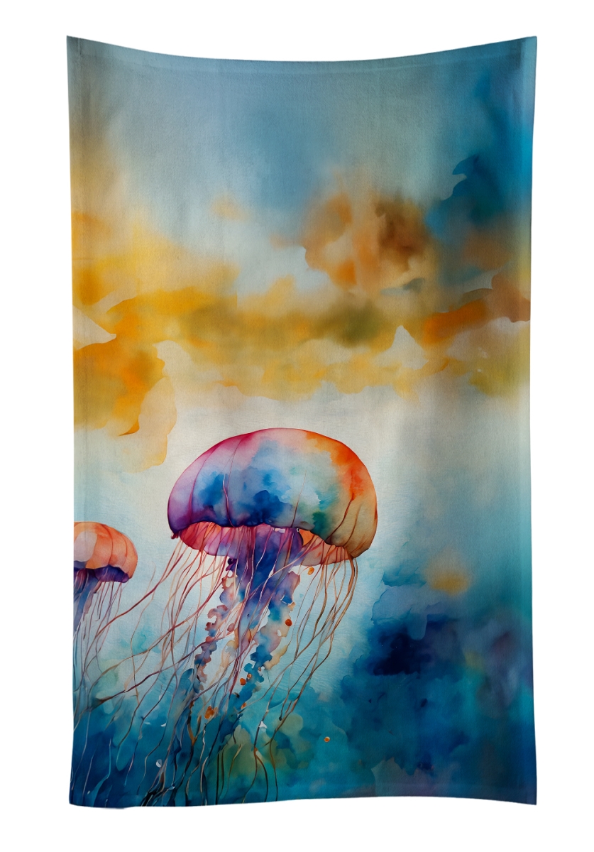 DAC2789KTWL 25 x 15 in. Jellyfish Kitchen Towel
