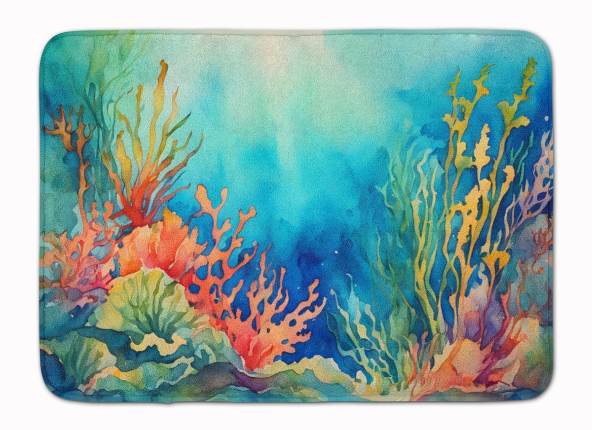 DAC2824RUG 19 x 27 in. Seaweed Memory Foam Kitchen Mat