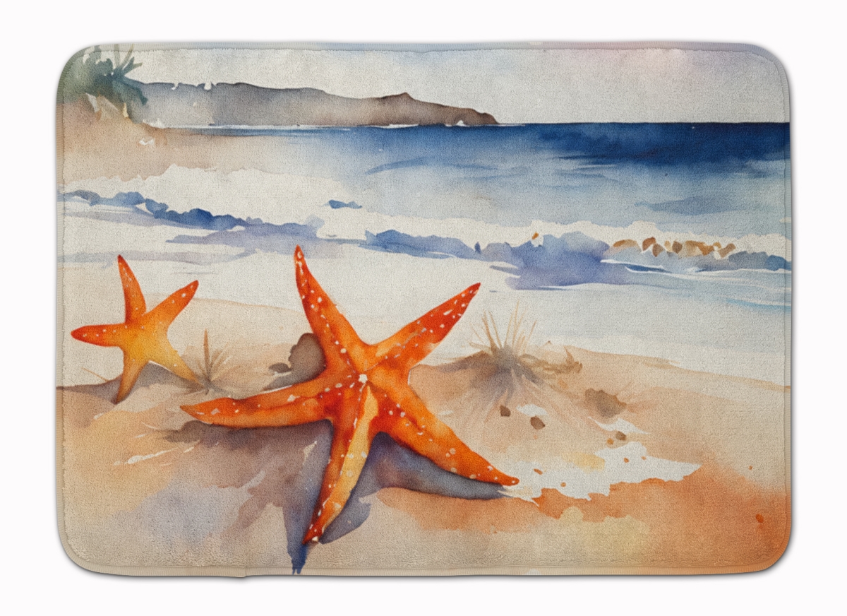 DAC2829RUG 19 x 27 in. Starfish Memory Foam Kitchen Mat