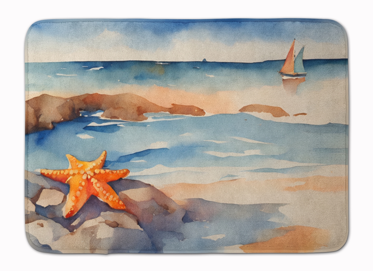DAC2830RUG 19 x 27 in. Starfish Memory Foam Kitchen Mat